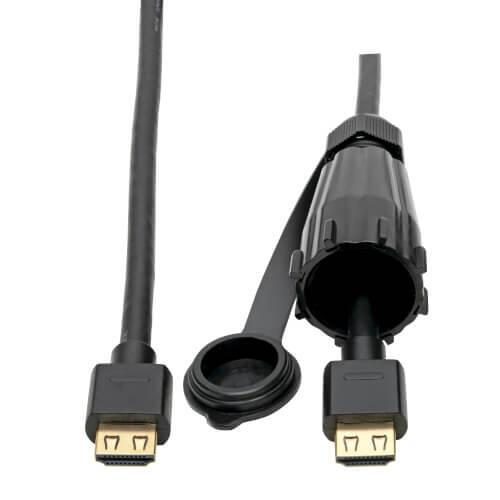 0037332238436 - Tripp Lite Series High-Speed HDMI Kabel (Stecker Stecker) - 4K 60 Hz HDR Industrial IP68 Hooded Verbinder Sch