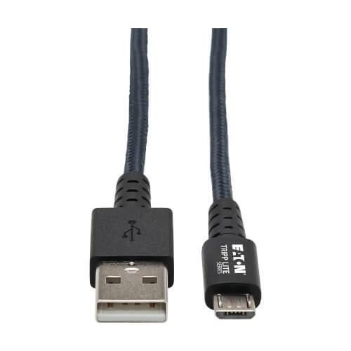 0037332238955 - Tripp Lite Series Hochleistungsfähiges USB-A zu USB Micro-B Kabel - Stecker Stecker USB 20 UHMWPE und Aramidfas