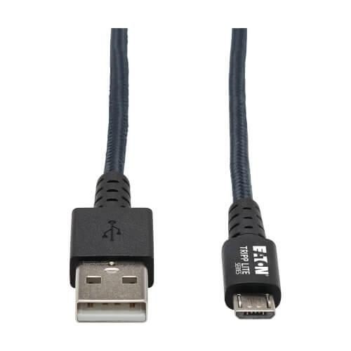 0037332238962 - Tripp Lite Series Hochleistungsfähiges USB-A zu USB Micro-B Kabel - Stecker Stecker USB 20 UHMWPE und Aramidfas