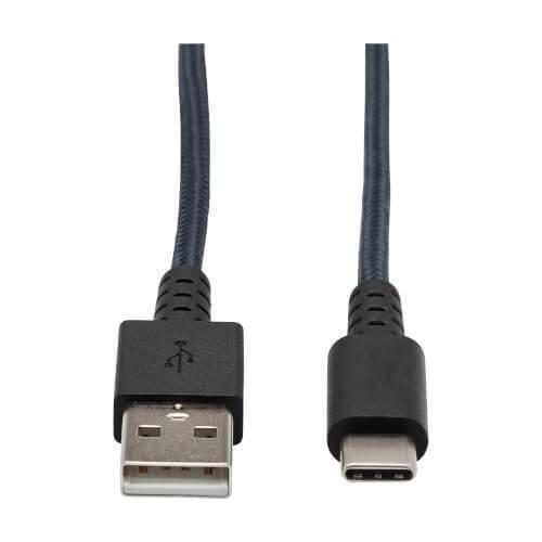 0037332241337 - Tripp Lite Series Hochleistungsfähiges USB-A zu USB-C Kabel USB 20 UHMWPE und Aramidfasern (Stecker Stecker)