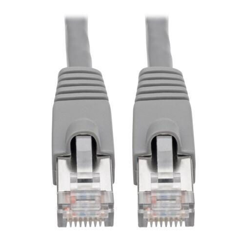 0037332256669 - Tripp Lite Series Cat6a 10G Snagless Shielded STP Ethernet Kabel (RJ45 Stecker Stecker) PoE Gray 2 ft (061 m)