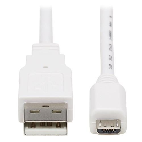 0037332260642 - Tripp Lite Series Safe-IT USB-A zu USB Micro-B Antibacterial Kabel (Stecker Stecker) USB 20 Weiß 6-ft (183 m 0037332260642 - Tripp Lite Series Safe-IT USB-A zu USB Micro-B Antibacterial Kabel (Stecker Stecker) USB 20 Weiß 6-ft (183 m