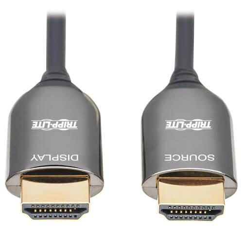 0037332260932 - Tripp Lite Series 8K HDMI Plenum-Rated Fiber Active Optical Kabel (AOC) - 8K UHD @ 60 Hz HDR Stecker Stecker Sc