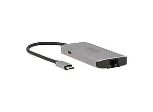 0037332264046 - Eaton Tripp Lite Series USB C Hub - 3-Port USB 32 Gen 1 3 USB-A Ports GbE Thunderbolt 3 100W PD Charging Aluminum Housing - Dockingstation - USB-C   Thunderbolt 3 - 1GbE