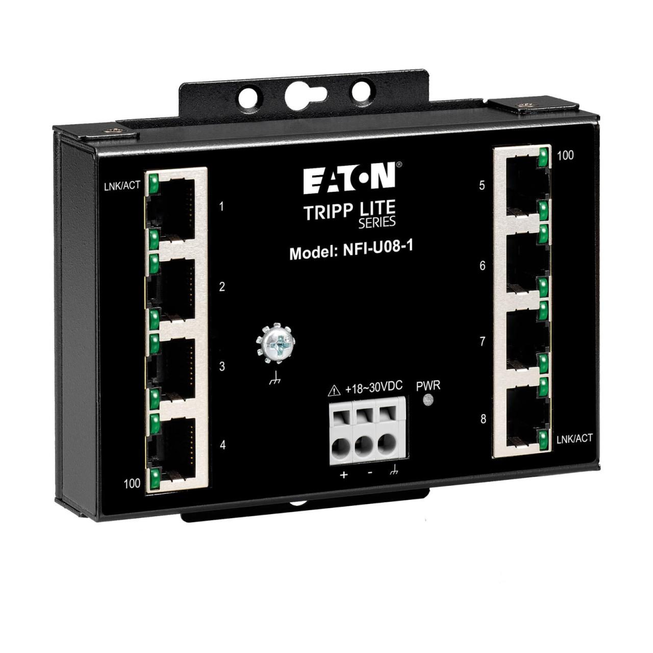 0037332264275 - Tripp Lite Series 8-Port Unmanaged Fast Industrial Ethernet Switch