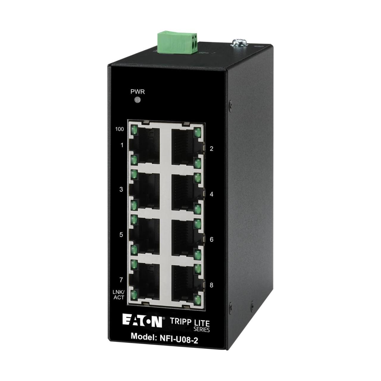 0037332264558 - Tripp Lite Series 8-Port Unmanaged Industrial Ethernet Switch