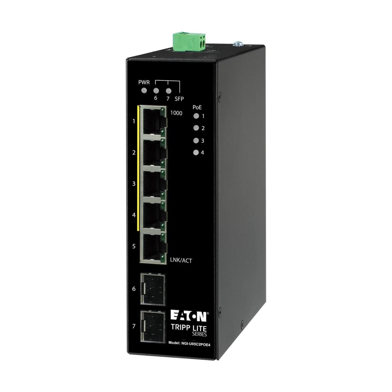 0037332266026 - Tripp Lite Series 5-Port Unmanaged Industrial Gigabit Ethernet Switch