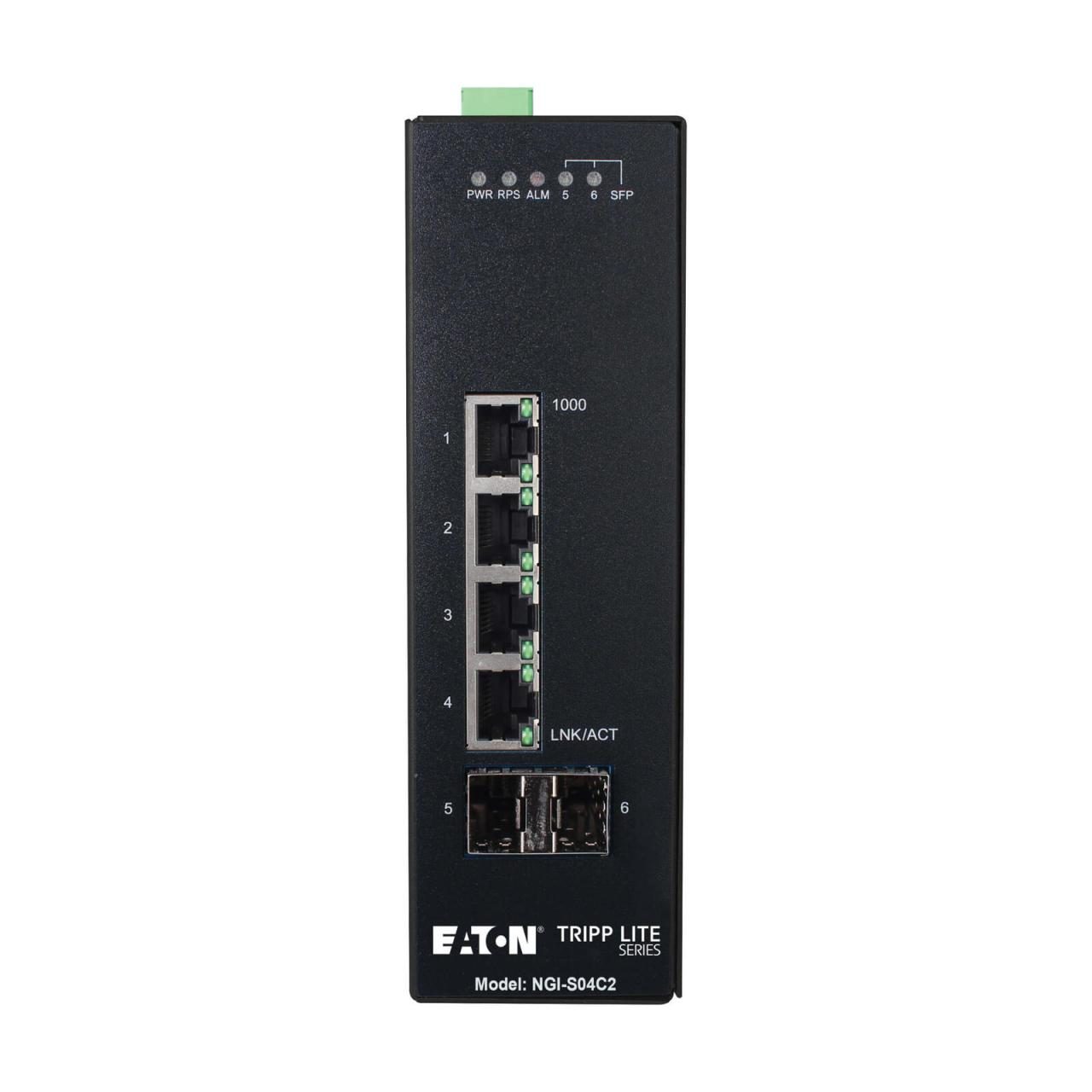 0037332266972 - Tripp Lite Series 4-Port Lite Managed Industrial Gigabit Ethernet Switch