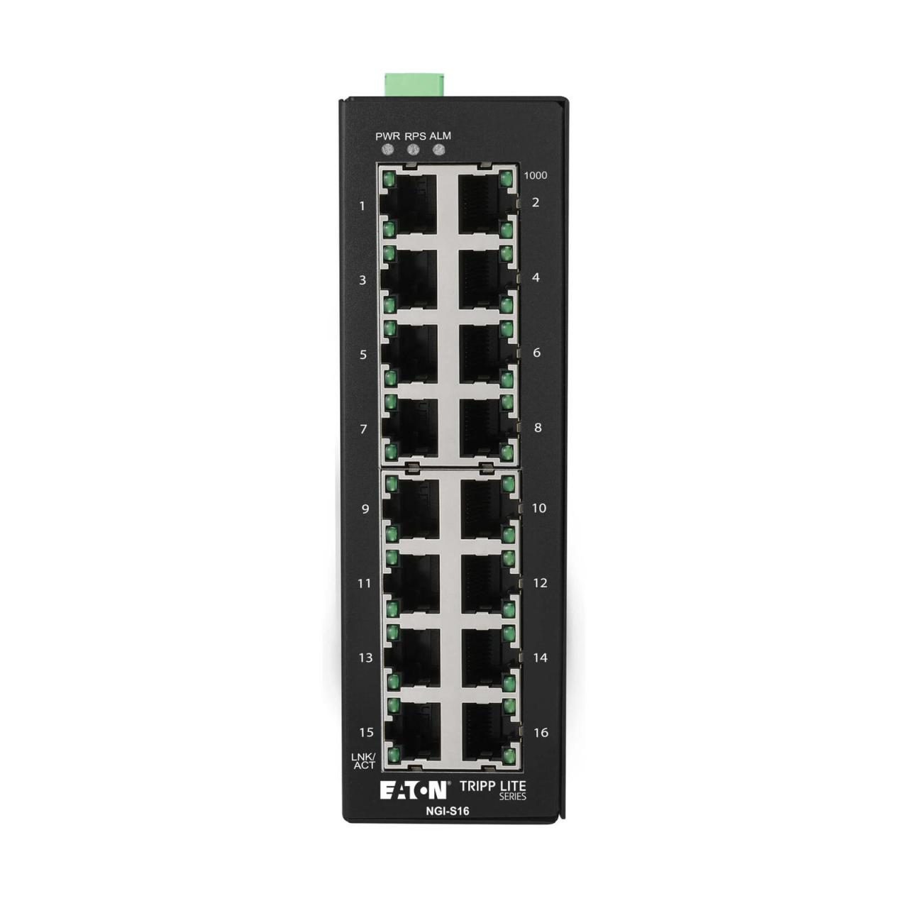 0037332266989 - Tripp Lite Series 16-Port Lite Managed Industrial Gigabit Ethernet Switch