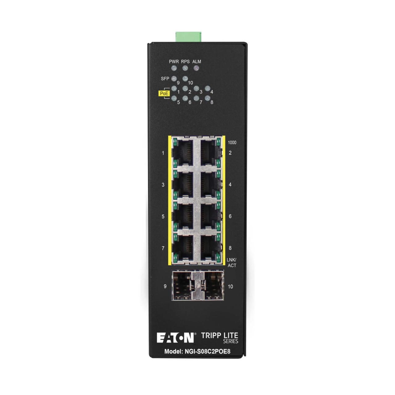 0037332266996 - Tripp Lite Series 8-Port Lite Managed Industrial Gigabit Ethernet Switch