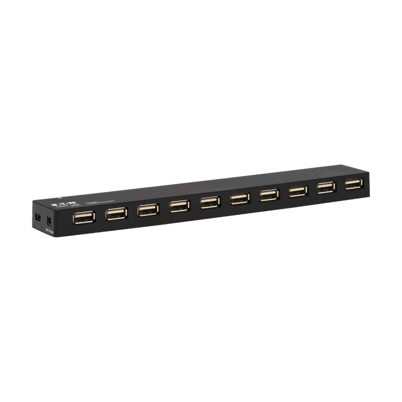 0037332269713 - Tripp Lite Series 10-Port USB Hub mit Power Supply and International Plug Adapters