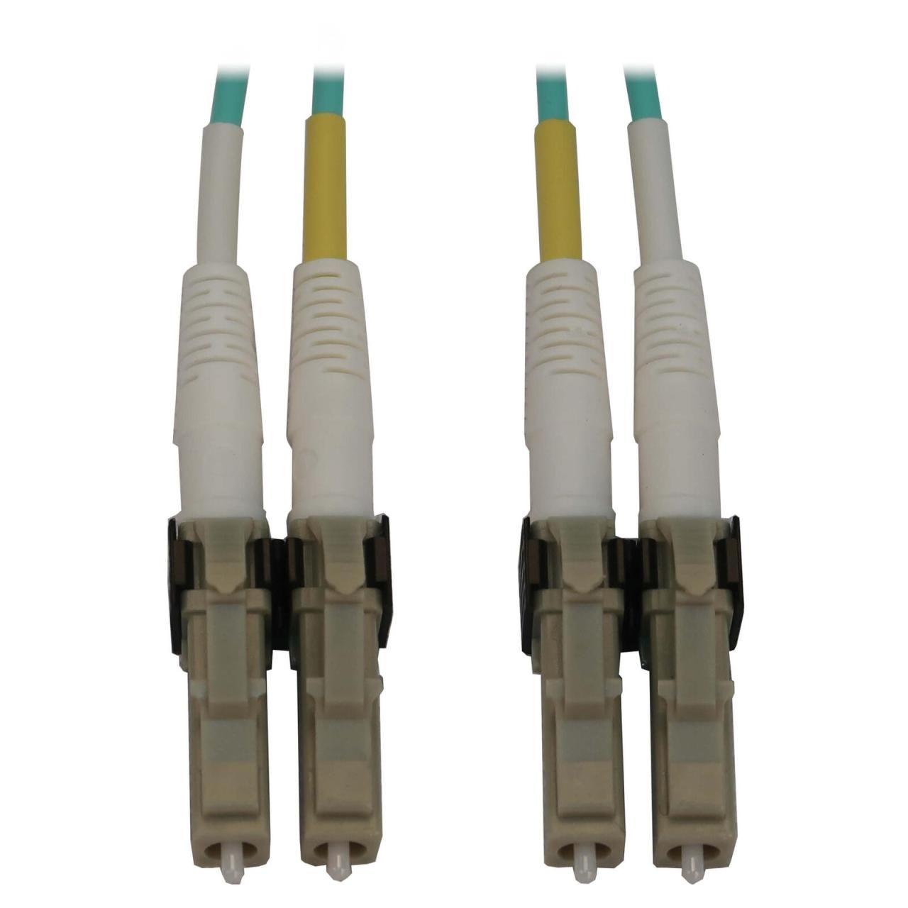 0037332271570 - Tripp Lite Series 400G Multimode 50 125 OM3 Switchable Fiber Optic Kabel (Duplex LC-PC Stecker Stecker) 1 m