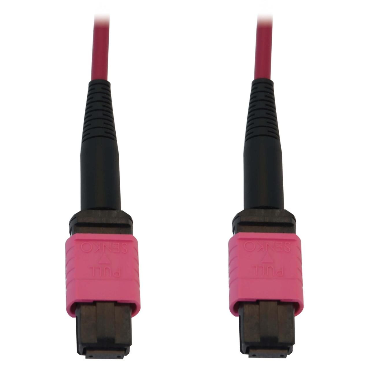 0037332272232 - Tripp Lite Series 100G Multimode 50 125 OM4 Fiber Optic Kabel (12F MTP MPO-PC F F) LSZH Magenta 1 m (33 ft)