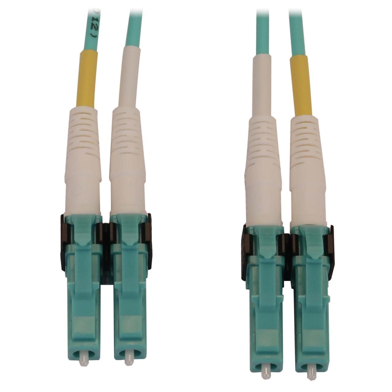 0037332272829 - Tripp Lite Series 400G Multimode 50 125 OM4 Switchable Fiber Optic Kabel (Duplex LC-PC Stecker Stecker) 5 m