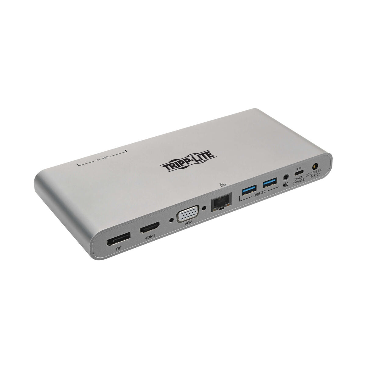 0037332273062 - Tripp Lite Series USB-C Dock Triple Display - 4K HDMI DisplayPort VGA USB 32 Gen 1 USB-A USB-C Hub GbE 100W