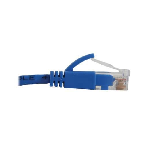 0037332276407 - Tripp Lite Series Cat6a 10G Snagless Molded Slim UTP Ethernet Kabel (RJ45 Stecker Stecker) PoE Blue 7 ft (21