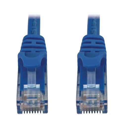 0037332277213 - Tripp Lite Series Cat6a 10G Snagless Molded UTP Ethernet Kabel (RJ45 Stecker Stecker) PoE Blue 1 ft (03 m)