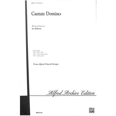 0038081008134 - Cantate domino