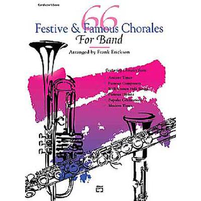 0038081008721 - 66 festive + famous chorales for band