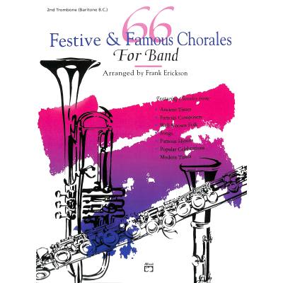 0038081008820 - 66 festive + famous chorales for band