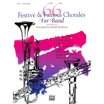 0038081008851 - 66 festive + famous chorales for band