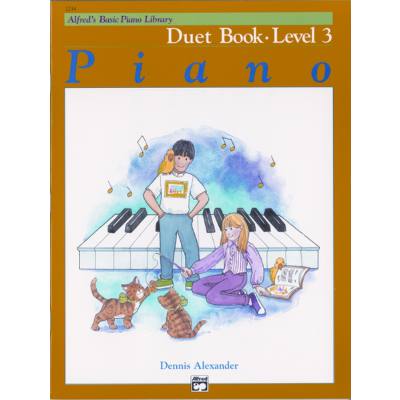 0038081010458 - Duet book 3 - Alfreds basic piano library