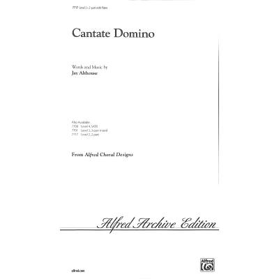 0038081011554 - Cantate domino