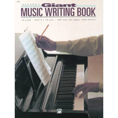 0038081023533 - Giant music writing book | Notenheft