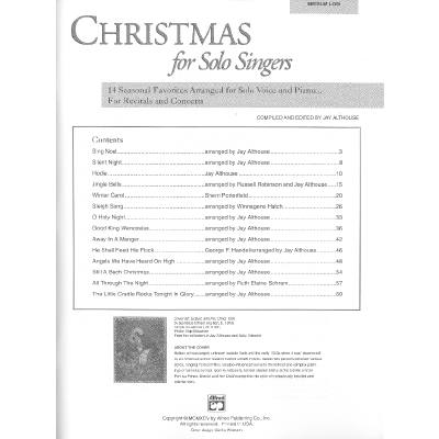 0038081126548 - Christmas for solo singers (medium low)