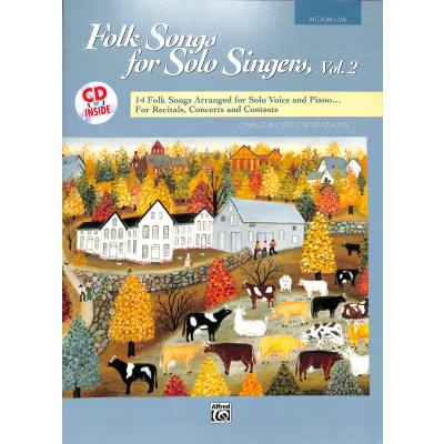 0038081136523 - Folk songs for solo singers 2 medium low