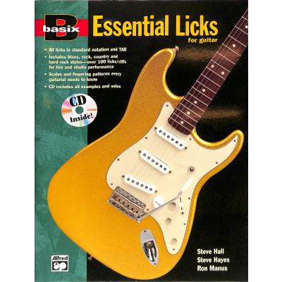 0038081148052 - Basix essential licks for guitar