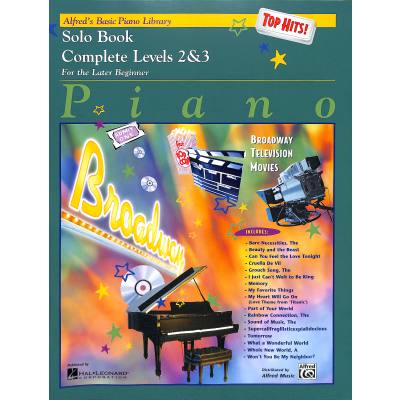 0038081185095 - Alfreds basic piano library - Solo book 2 + 3 | Top Hits | Broadway