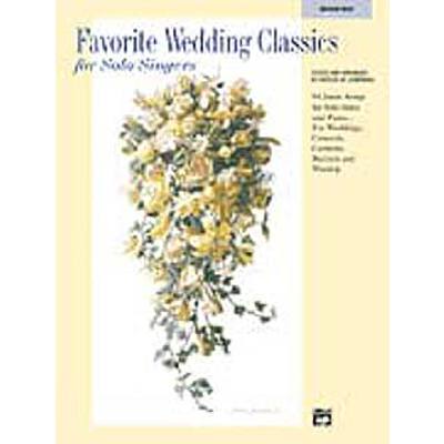 0038081188034 - Favorite wedding classics for solo singers