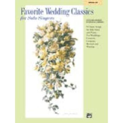 0038081188058 - Favorite wedding classics for solo singers