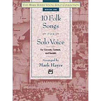 0038081198682 - 10 folk songs for solo voice - medium low