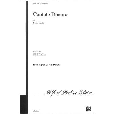 0038081222547 - Cantate domino