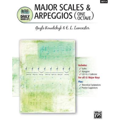 0038081231624 - Major scales + arpegggios (Set 3)