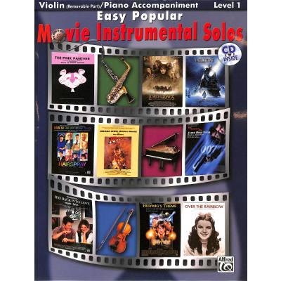 0038081307718 - Easy popular movie instrumental solos