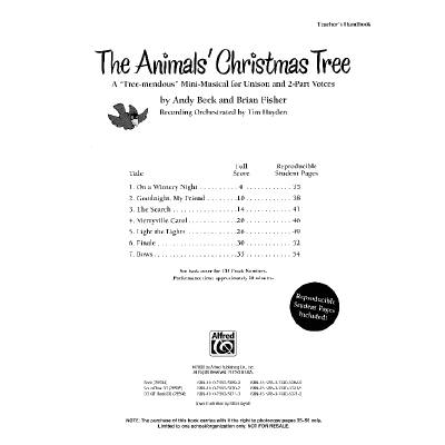 0038081311401 - The animals christmas tree