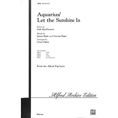 0038081313726 - Aquarius   Let the sunshine in
