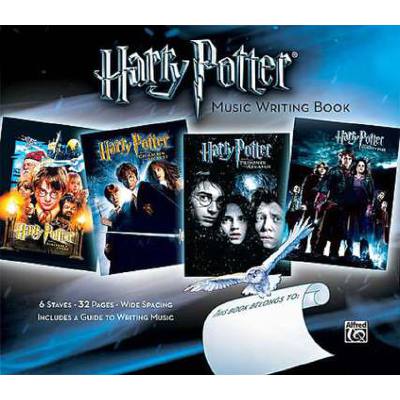 0038081336046 - Harry Potter music writing book