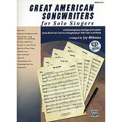 0038081340050 - Great american songwriters for solo singers