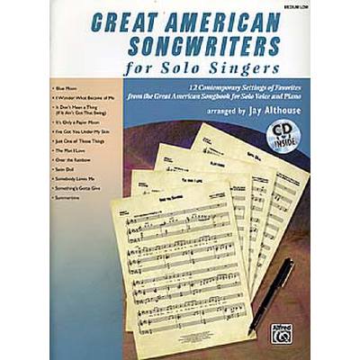 0038081340081 - Great american songwriters for solo singers