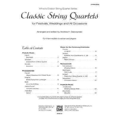 0038081396040 - Classic string quartets