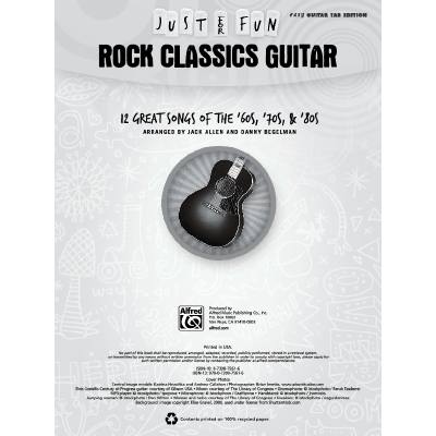 0038081405360 - Just for fun - Rock classics guitar