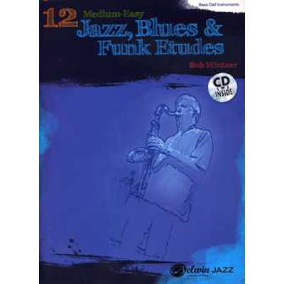 0038081409108 - 12 medium easy Jazz Blues + Funk Etudes