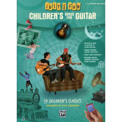 0038081460543 - Just for fun - childrens songs for guitar