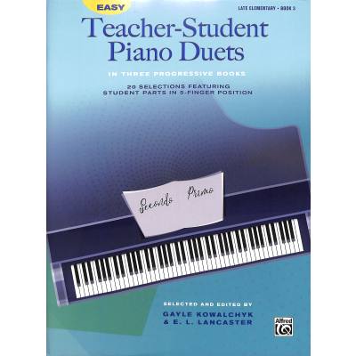 0038081530796 - Easy teacher student piano duets 3