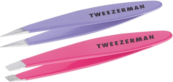 0038097015799 - Mini Slant & Point Tweezer Set - Schrä ge & Spitze Mini Pinzetten Pink & Lilac