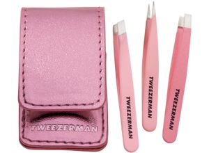 0038097016260 - TWEEZERMAN® Mini Pinzetten Set 3-tlg pink